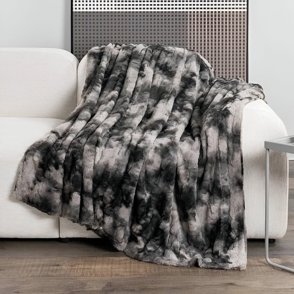 Evar | Coperta in Pile Double-Face in Sei Colori e Tre Dimensioni per Divano, Letto e Angolo Lettura
