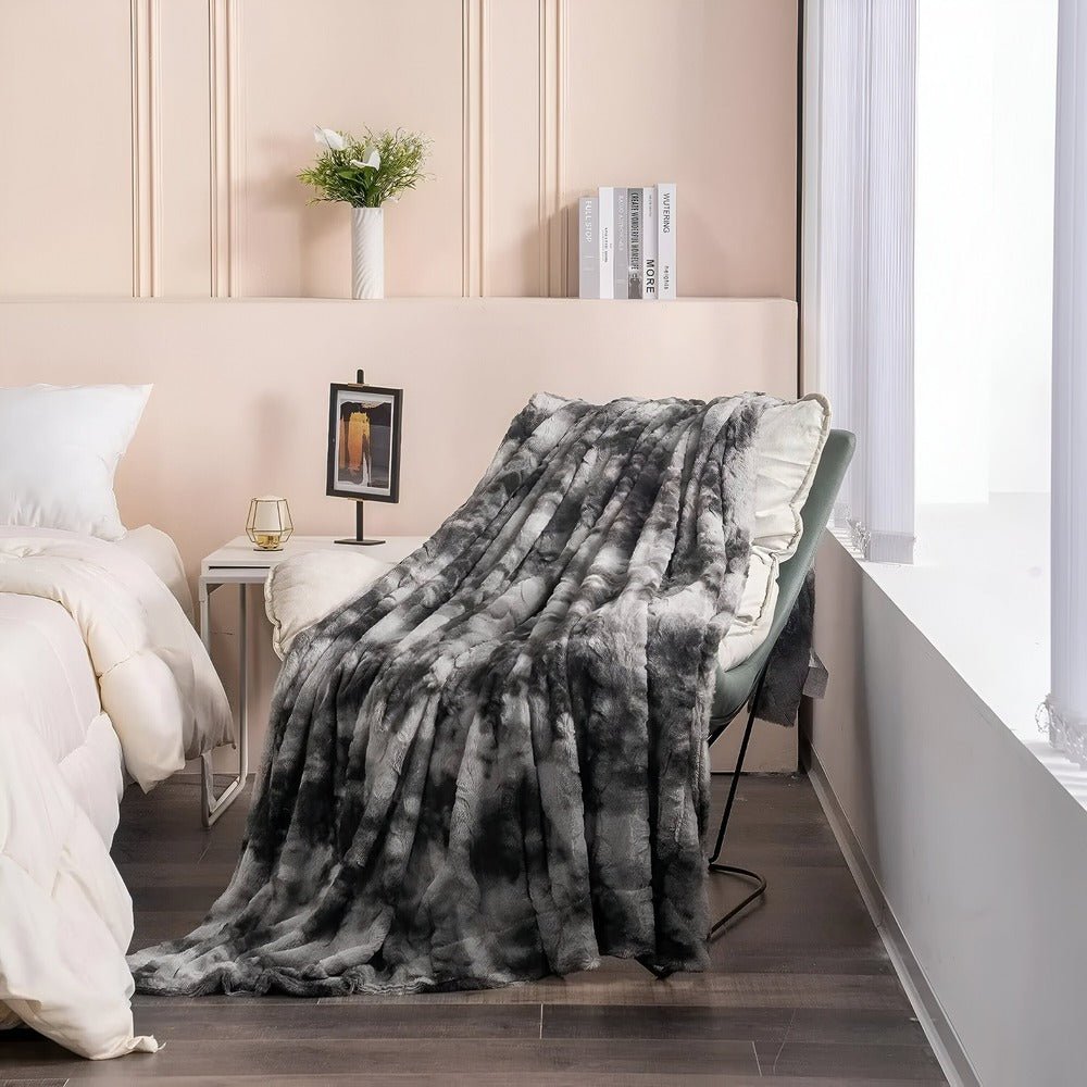 Evar | Coperta in Pile Double-Face in Sei Colori e Tre Dimensioni per Divano, Letto e Angolo Lettura