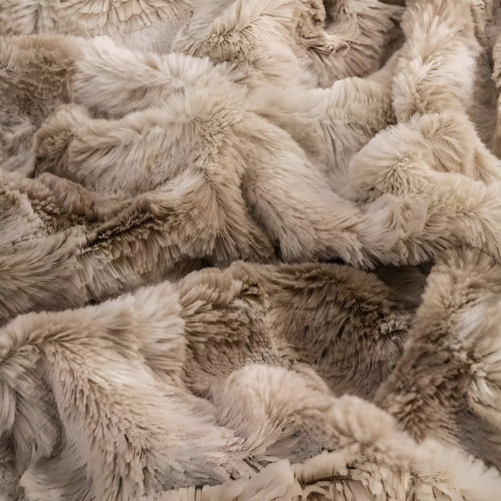 Evar | Coperta in Pile Double-Face in Sei Colori e Tre Dimensioni per Divano, Letto e Angolo Lettura