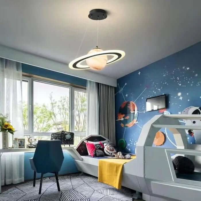 Lampada Pianeta – Luce da Soffitto LED Immaginativa per Camere dei Bambini