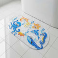 PLAYTUB SAFEPLAY – Tappetino da Bagno Antiscivolo in PVC Colorato per la Sicurezza dei Bambini