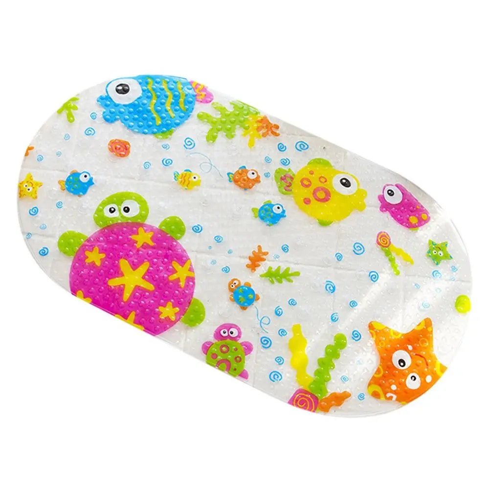 PLAYTUB SAFEPLAY – Tappetino da Bagno Antiscivolo in PVC Colorato per la Sicurezza dei Bambini