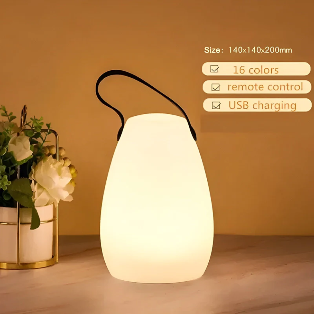 Lampada da Tavolo Portatile Impermeabile Wireless - RadianceFlex