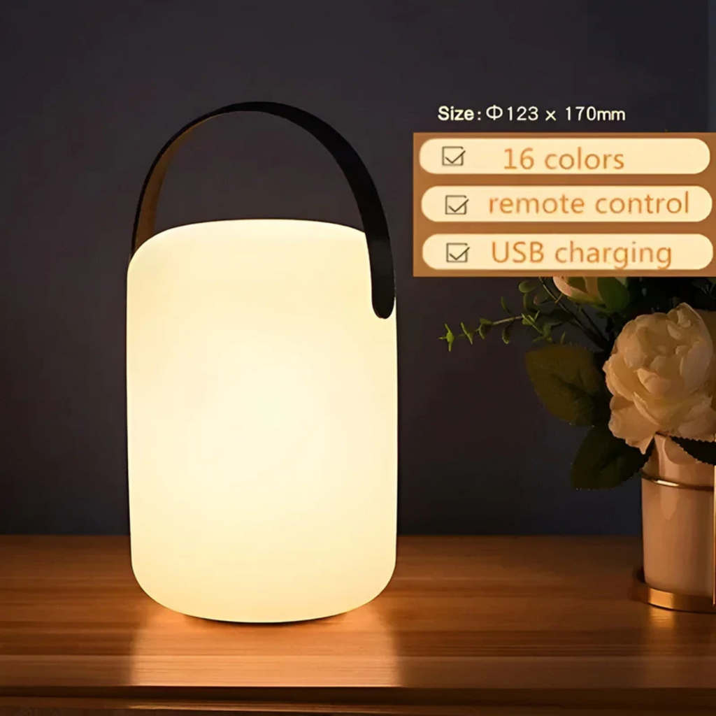 Lampada da Tavolo Portatile Impermeabile Wireless - RadianceFlex