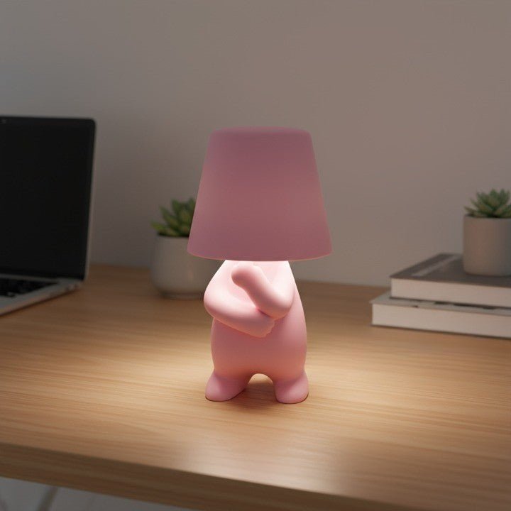 POSELITE – Lampada da Scrivania LED Creativa Design Unico a Forma Umana per Illuminazione da Tavolo