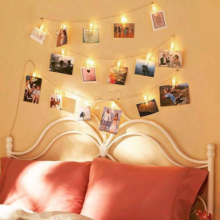 Amigos - Stringa di luci LED con clip