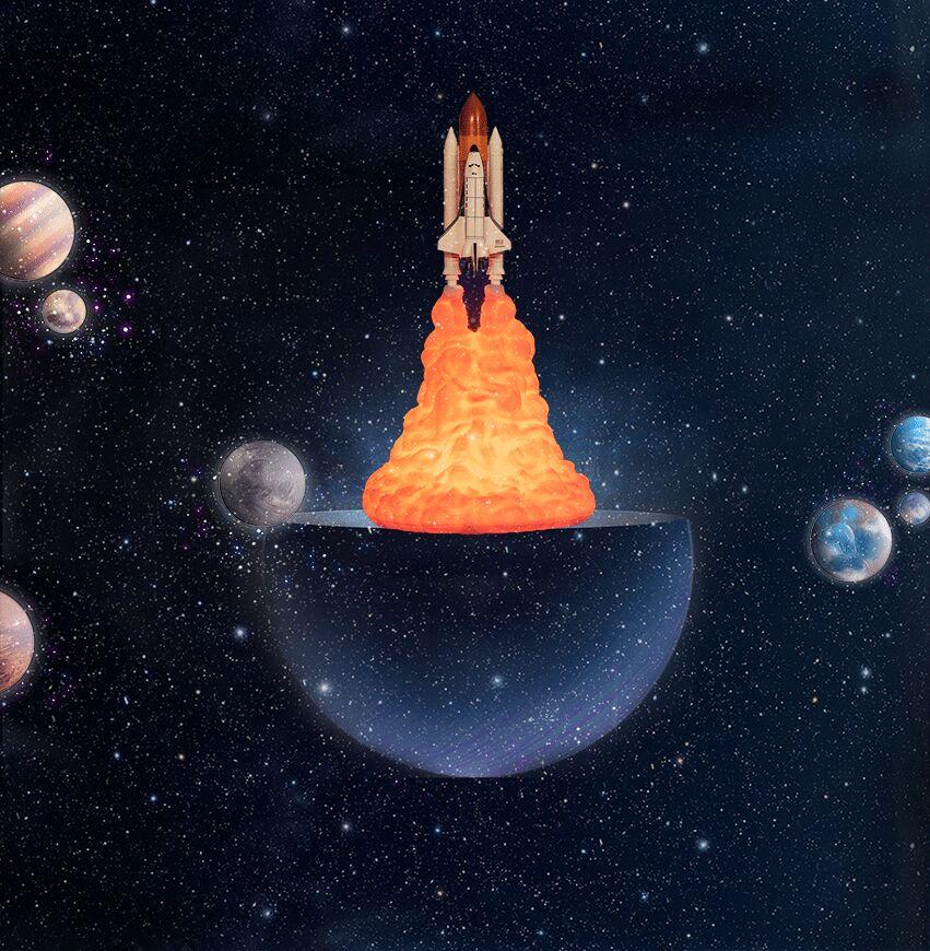 Rokit - Lampada Space Shuttle 3D