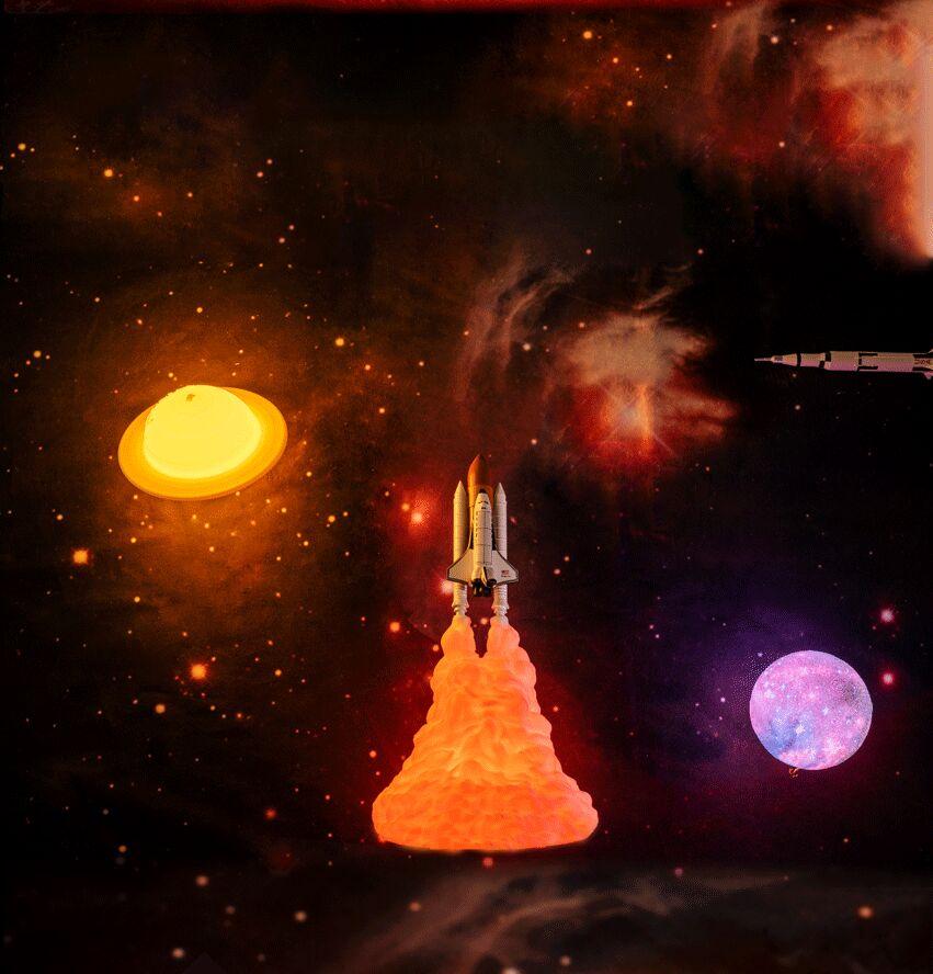 Rokit - Lampada Space Shuttle 3D