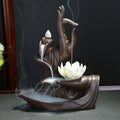 Portacandele a Ritorno di Fumo Buddha Hand