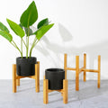 Supporto per piante BambooElevate realizzato in legno di bambù | Regolabile e Stabile | Perfetto per interni