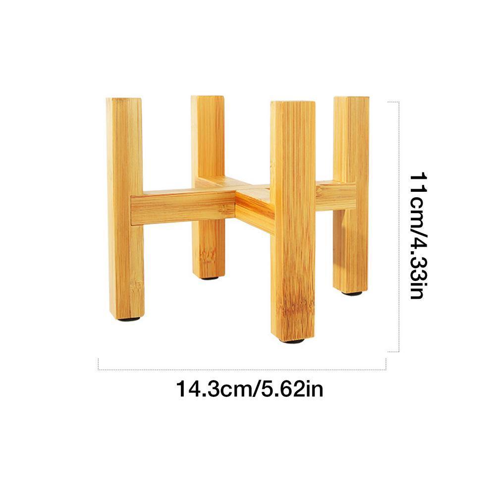 Supporto per piante BambooElevate realizzato in legno di bambù | Regolabile e Stabile | Perfetto per interni