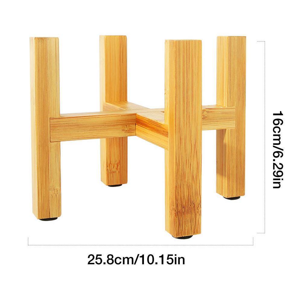 Supporto per piante BambooElevate realizzato in legno di bambù | Regolabile e Stabile | Perfetto per interni