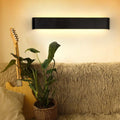 Lampada da Parete LED Contemporanea – Luce in Alluminio Nero Elegante