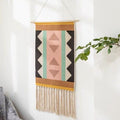 Tappeto a muro geometrico tufted
