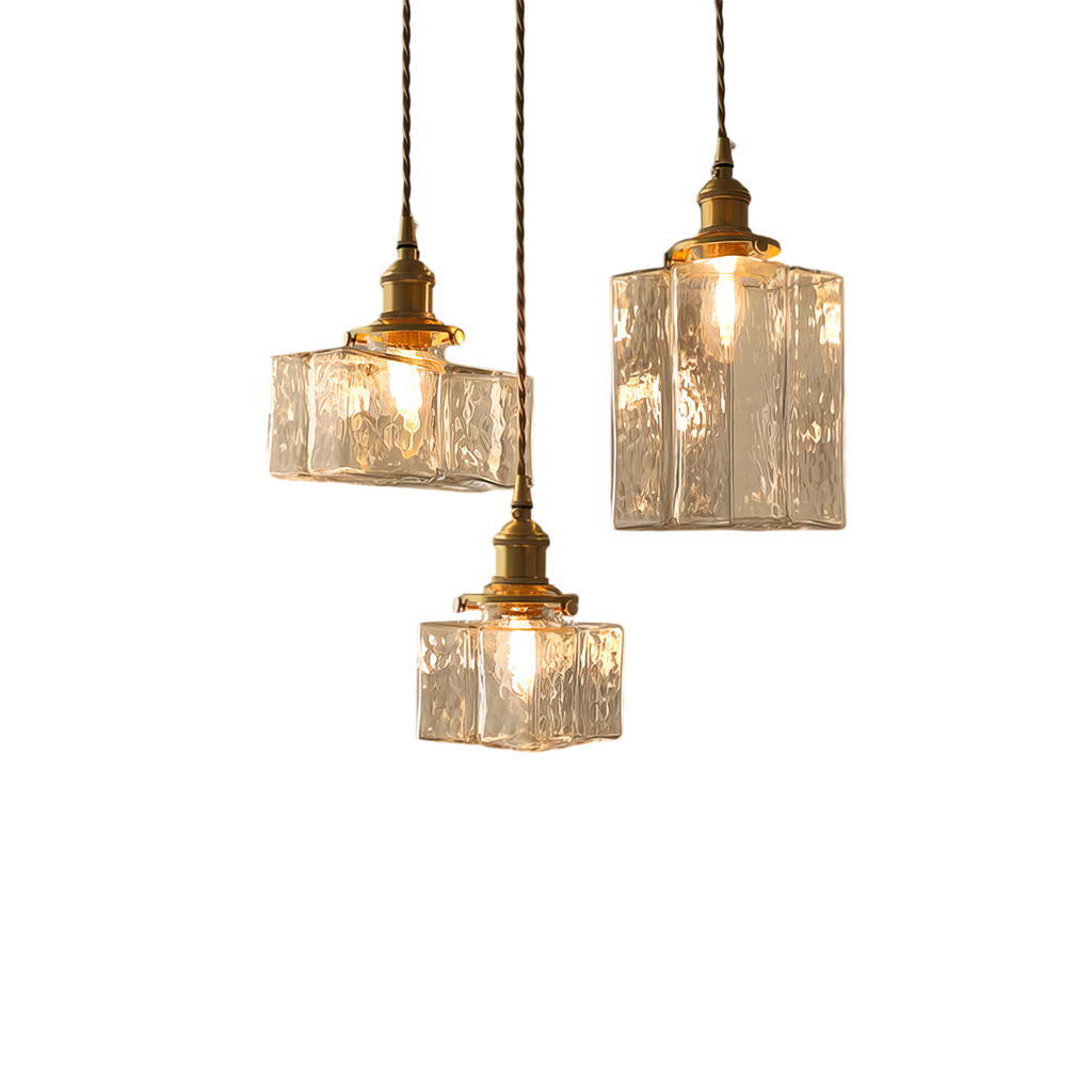 Lampada a Sospensione in Vetro Moderno Fatima – Stile Retro