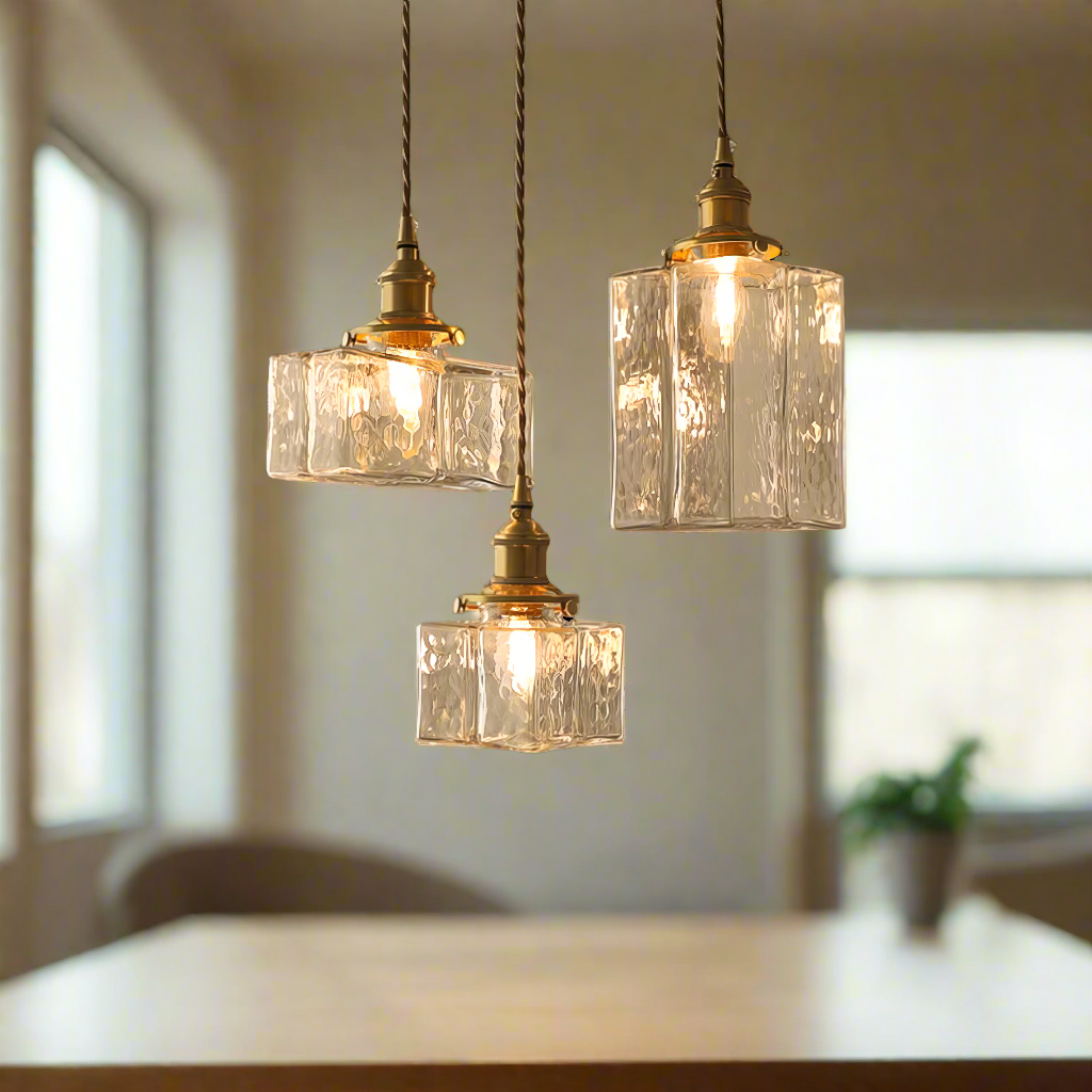 Lampada a Sospensione in Vetro Moderno Fatima – Stile Retro