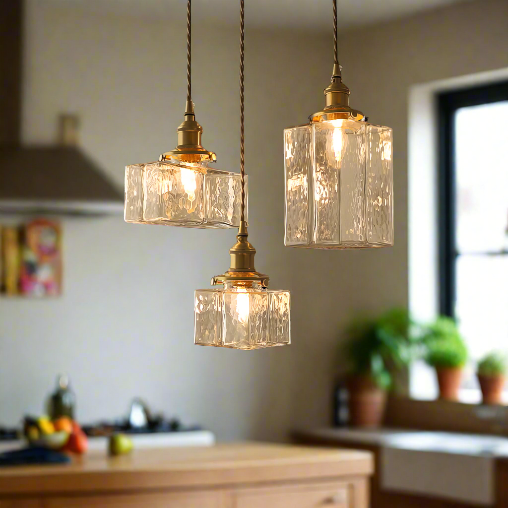 Lampada a Sospensione in Vetro Moderno Fatima – Stile Retro