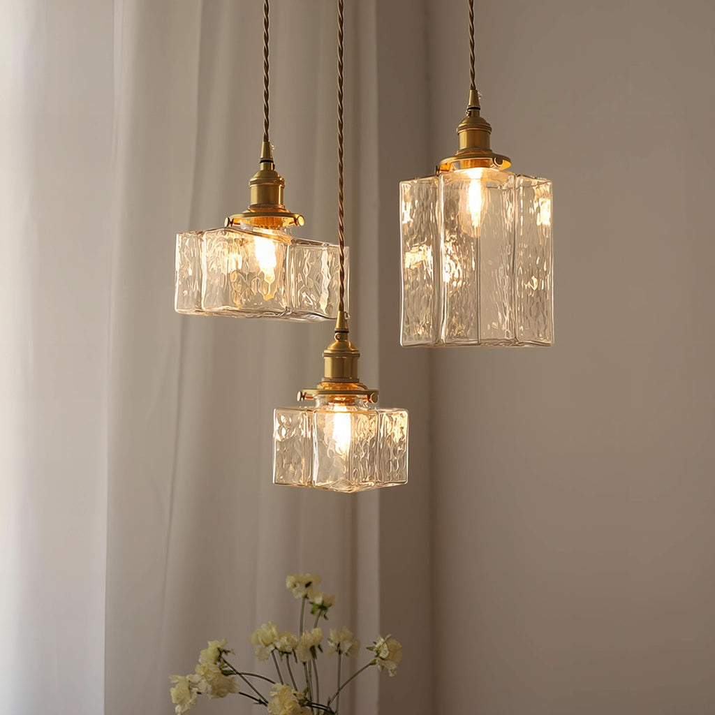 Lampada a Sospensione in Vetro Moderno Fatima – Stile Retro