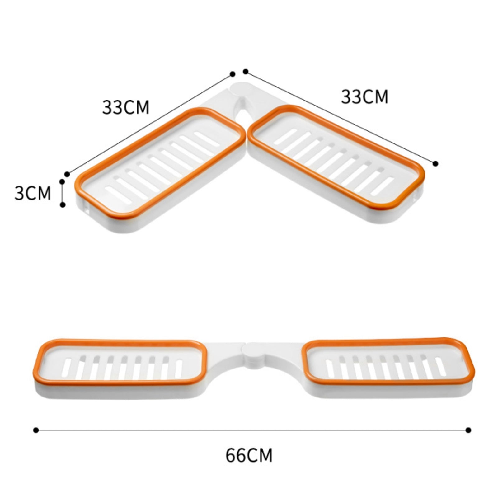 Ocerar™ Scaffale Angolare senza Forare – Soluzione Intelligente per il Bagno | 50% SCONTO