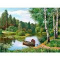 Barche a remi sul lago - Set GemPaint