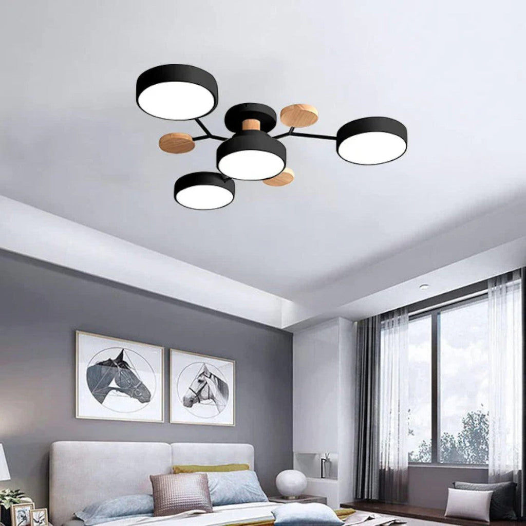 Lampada da soffitto LED rotonda moderna – Illuminazione potente con più punti luce