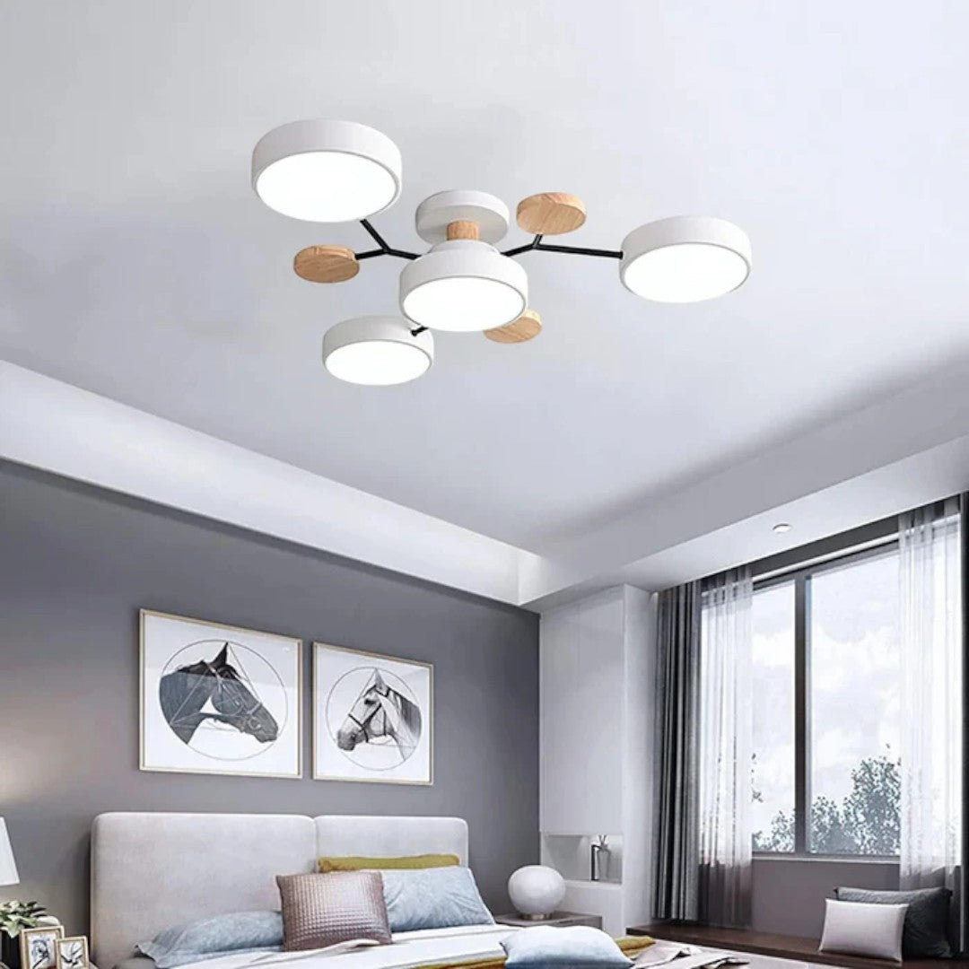 Lampada da soffitto LED rotonda moderna – Illuminazione potente con più punti luce