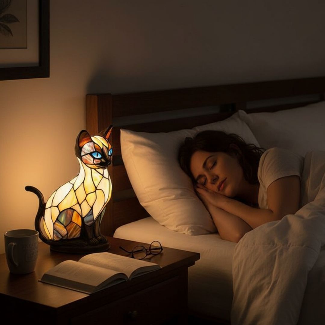 PURRFECT – Luce Decorativa per Gatti con Luce Morbida per Casa e Camera da Letto
