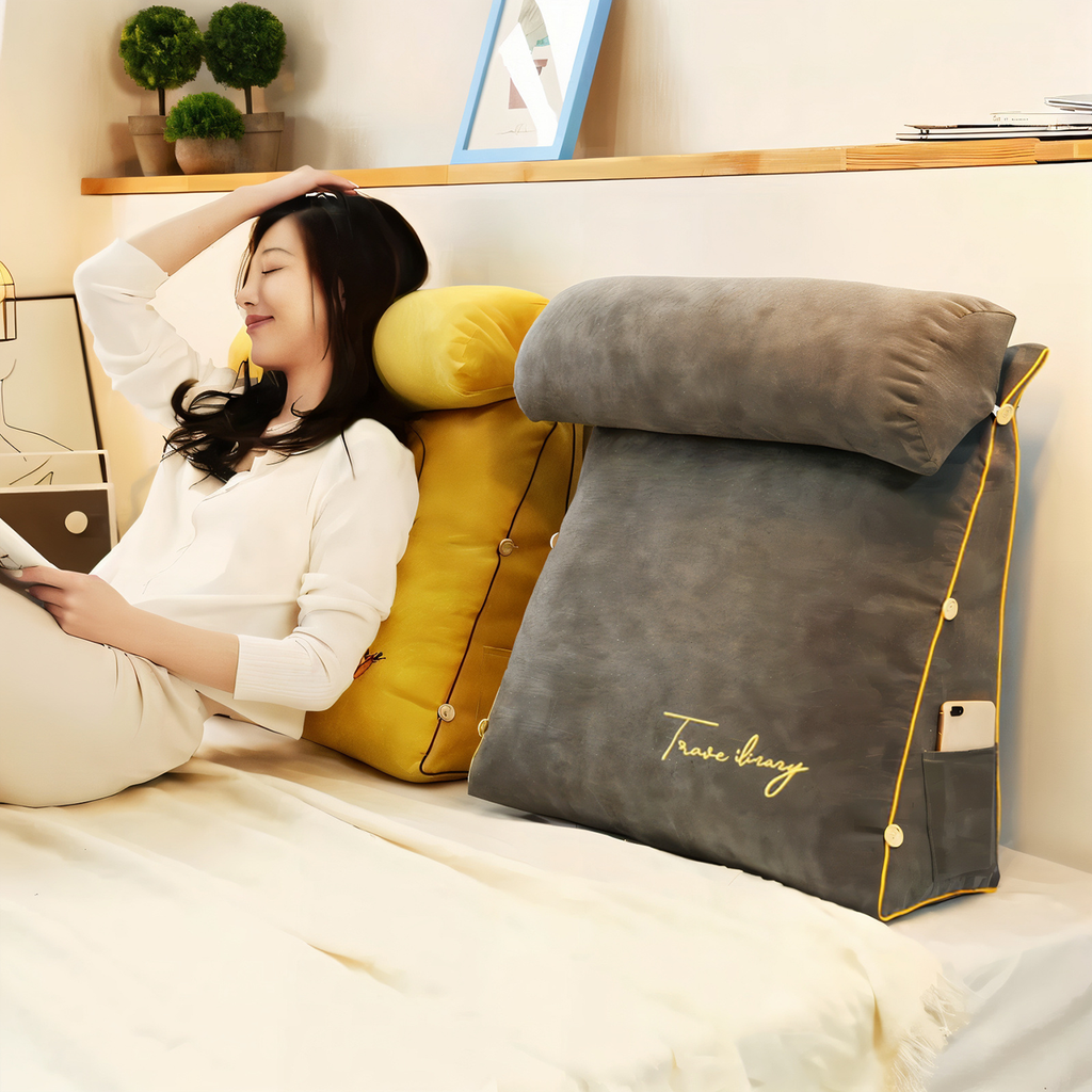 Cuscino di Lettura Luxe – Ergonomico e Confortevole per il Relax