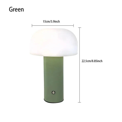 Rechargeable Mushroom LED Table Lamp with Touch Control