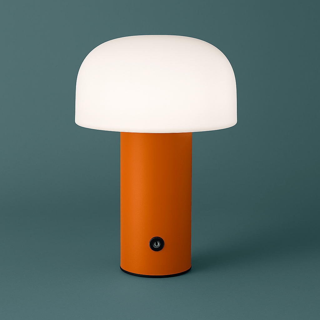 Rechargeable Mushroom LED Table Lamp with Touch Control