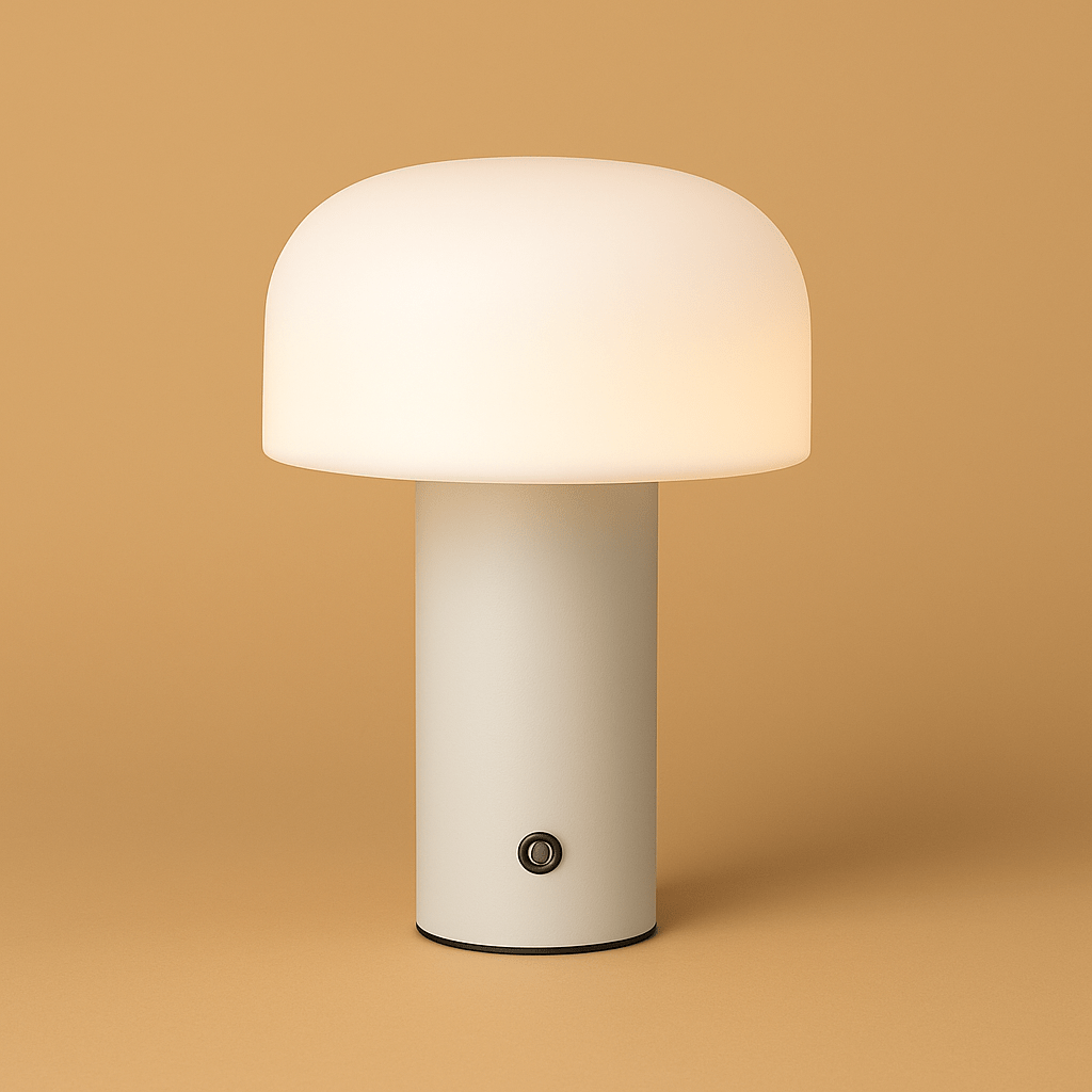 Rechargeable Mushroom LED Table Lamp with Touch Control