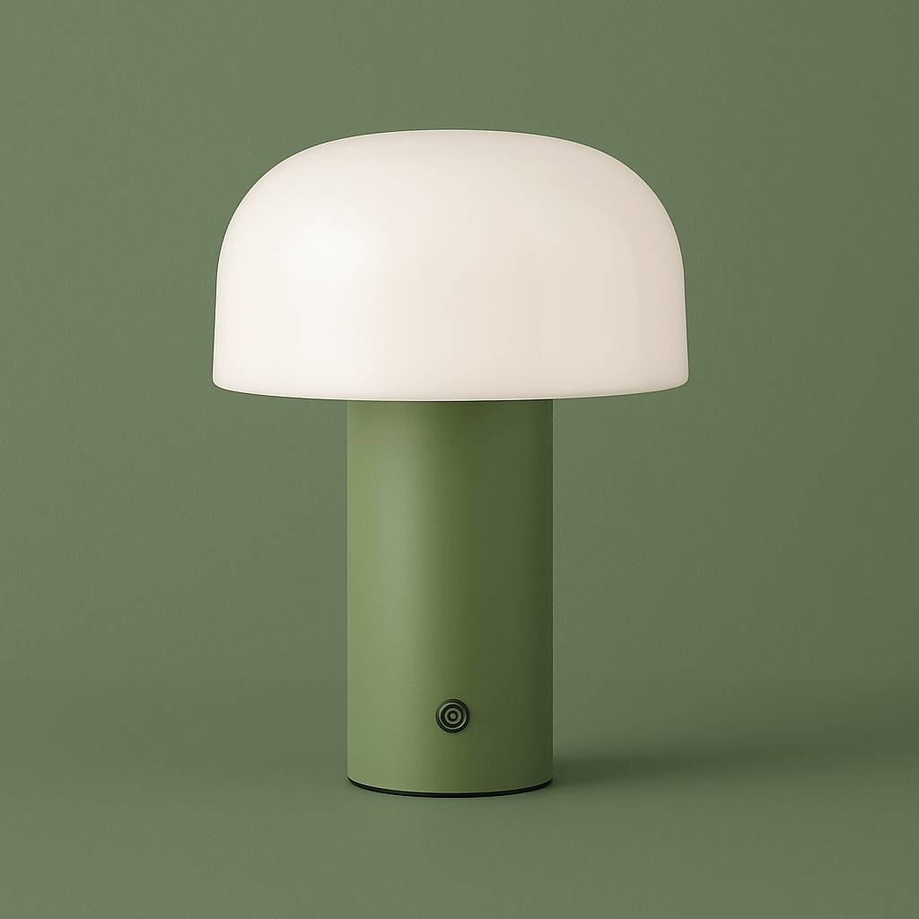 Rechargeable Mushroom LED Table Lamp with Touch Control