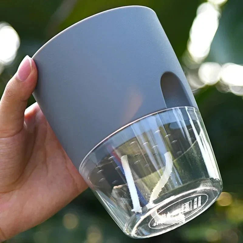 ROOTFLOAT – Vaso Idroponico Appeso Autoirrigante per Piante da Interno