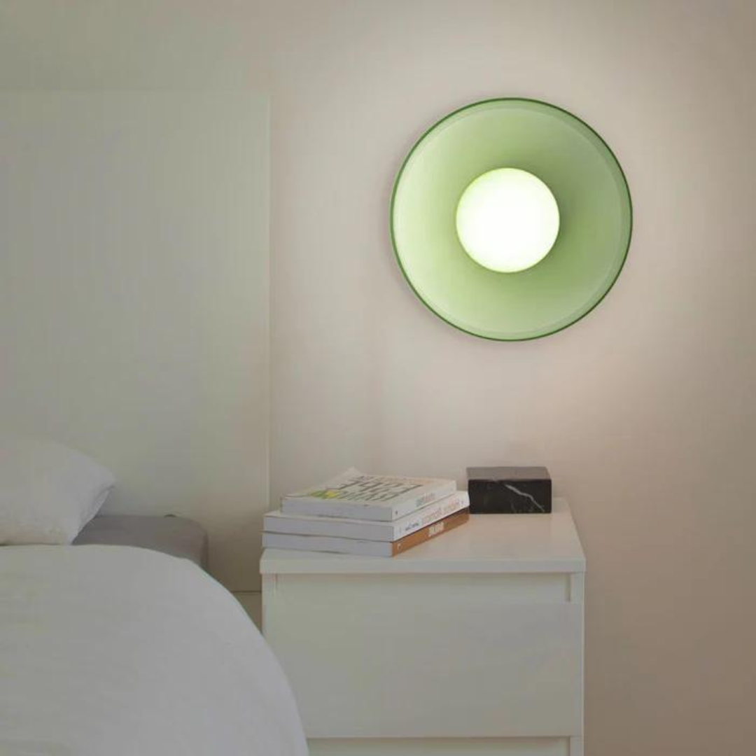 Lampada da soffitto rotonda con funzionalità elegante - LumiSphere
