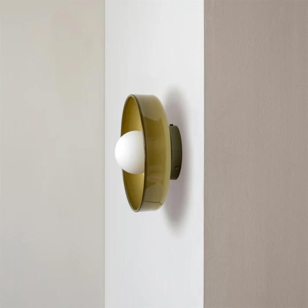 Lampada da soffitto rotonda con funzionalità elegante - LumiSphere