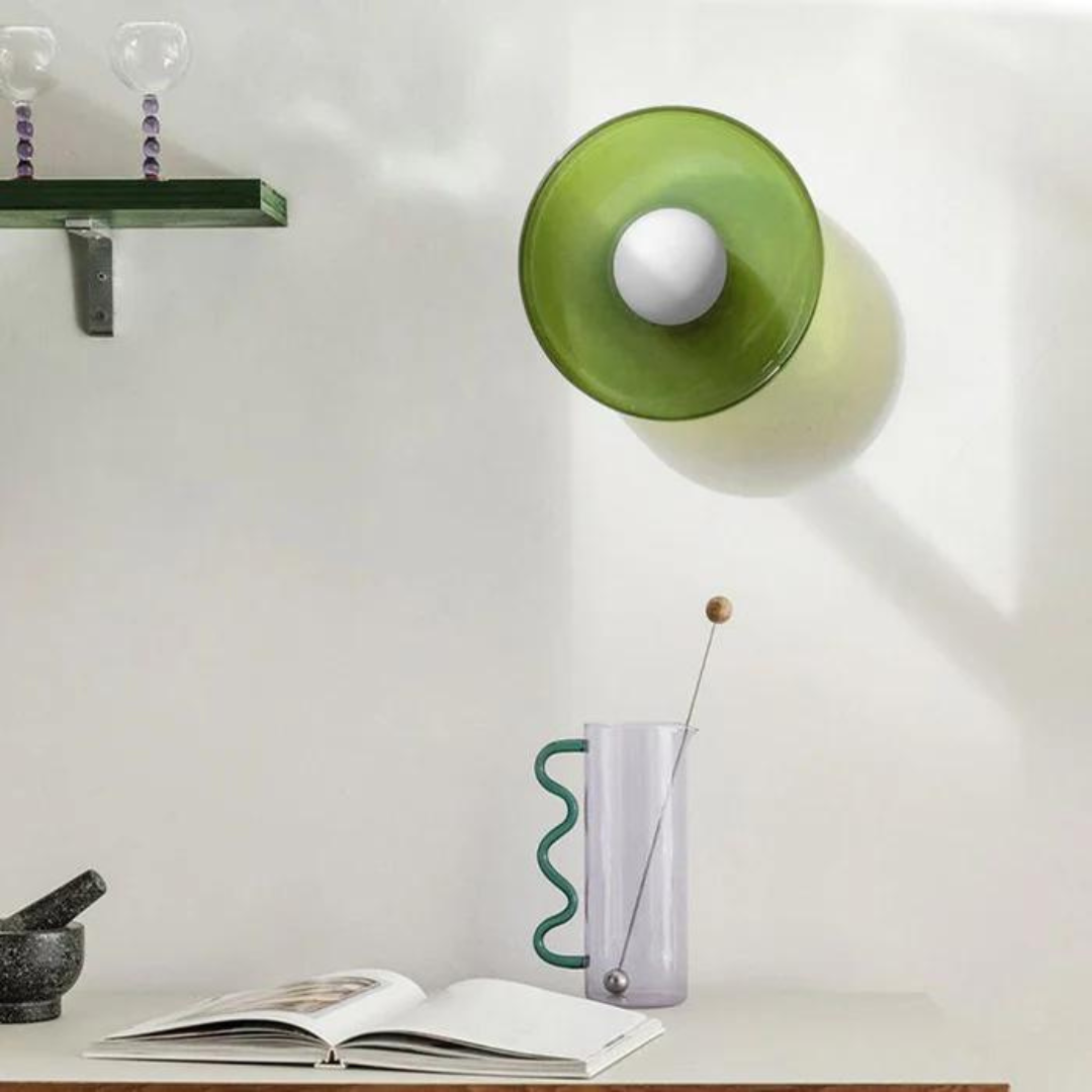 Lampada da soffitto rotonda con funzionalità elegante - LumiSphere