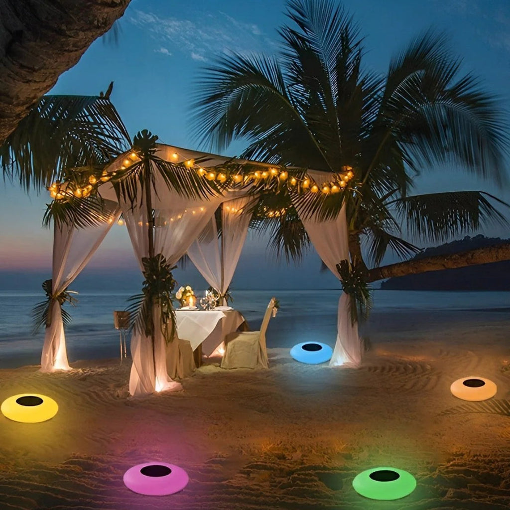 Luméa – LED Solare RGB Galleggiante per Piscina