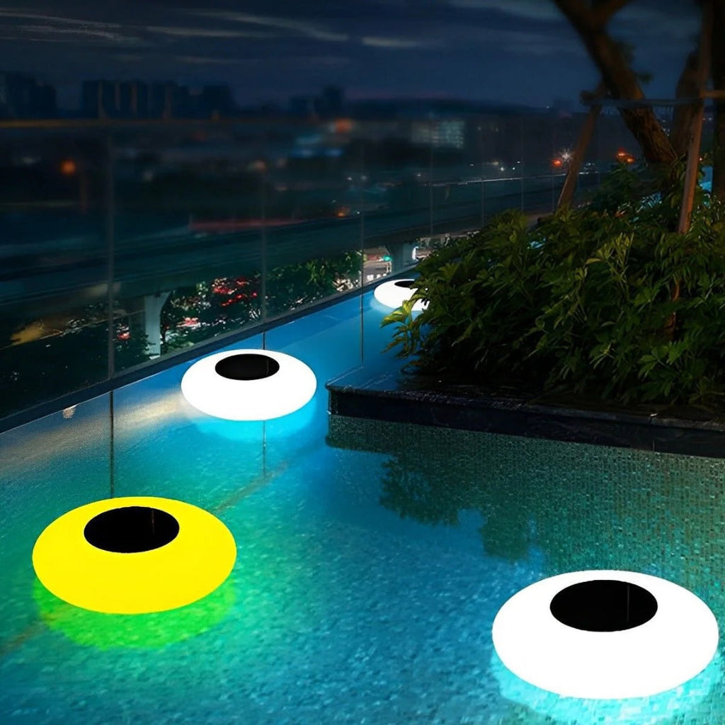 Luméa – LED Solare RGB Galleggiante per Piscina