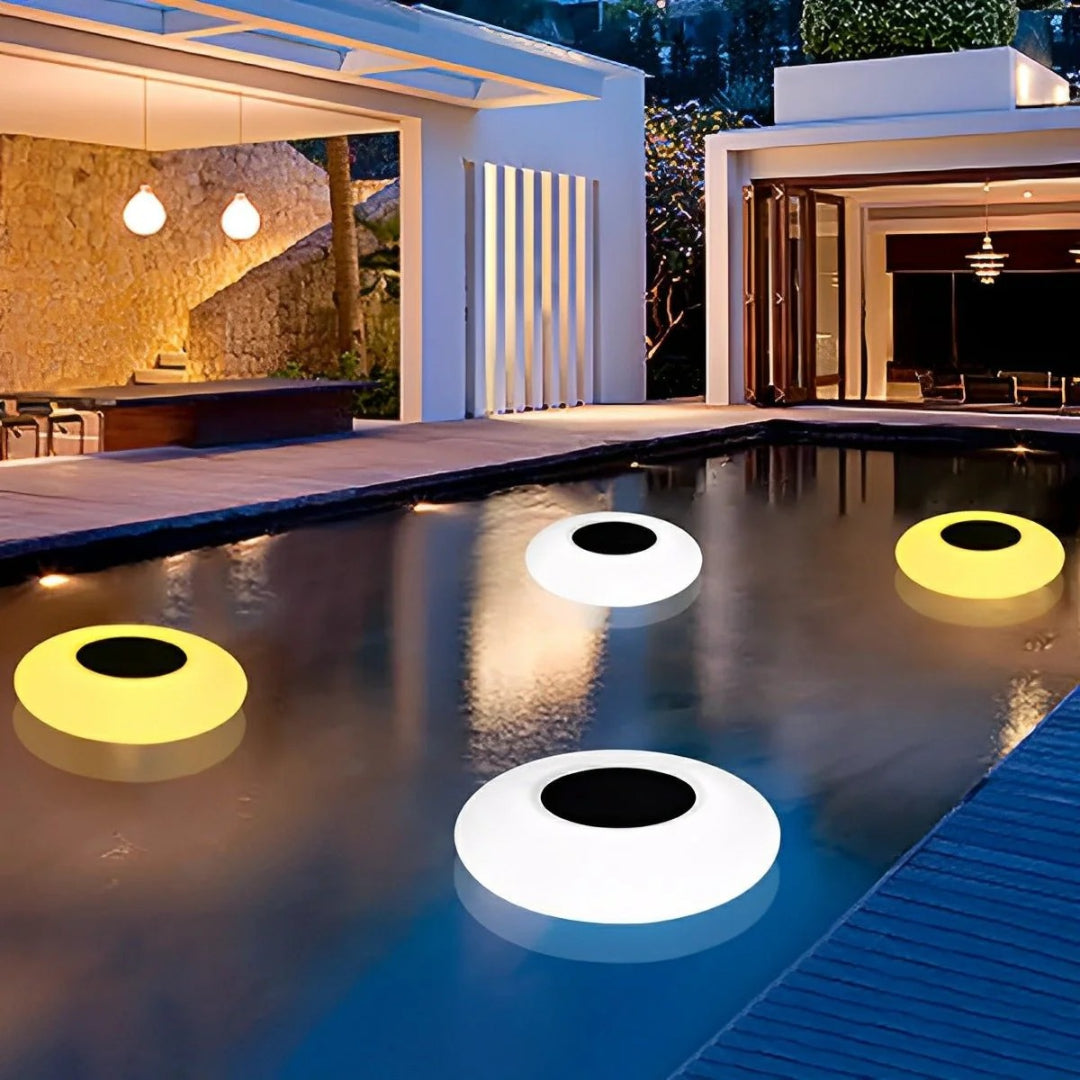 Luméa – LED Solare RGB Galleggiante per Piscina