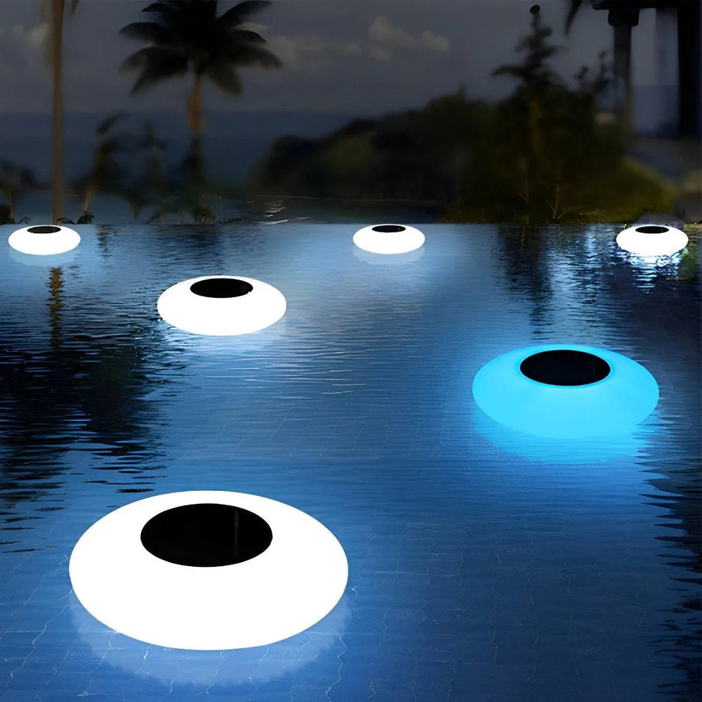 Luméa – LED Solare RGB Galleggiante per Piscina