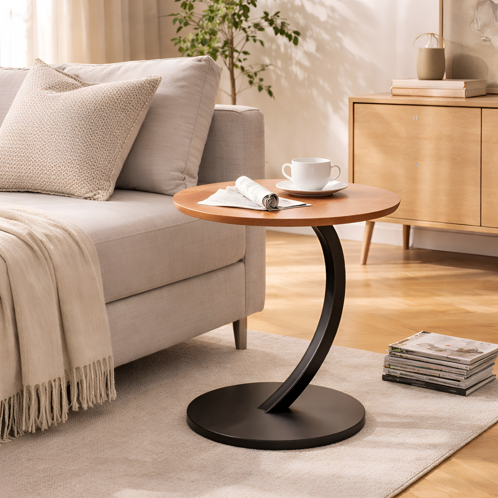 Levi - Tavolino nordico compatto per il soggiorno e la camera da letto