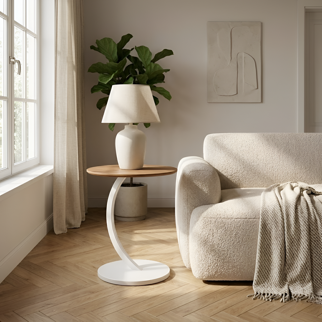 Levi - Tavolino nordico compatto per il soggiorno e la camera da letto