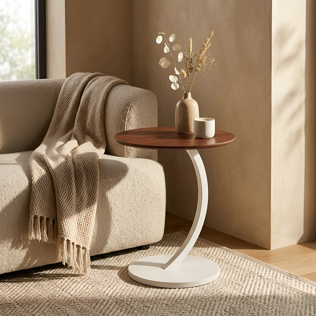 Levi - Tavolino nordico compatto per il soggiorno e la camera da letto