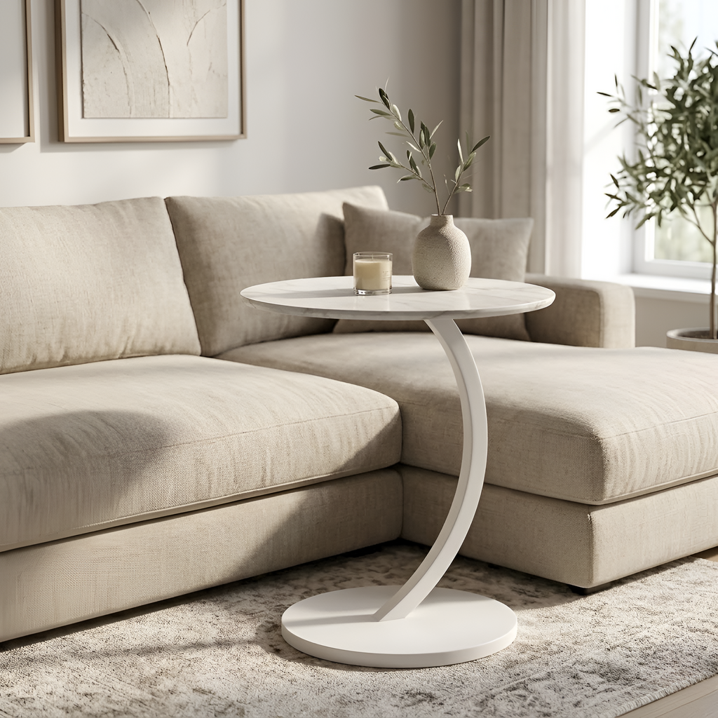 Levi - Tavolino nordico compatto per il soggiorno e la camera da letto