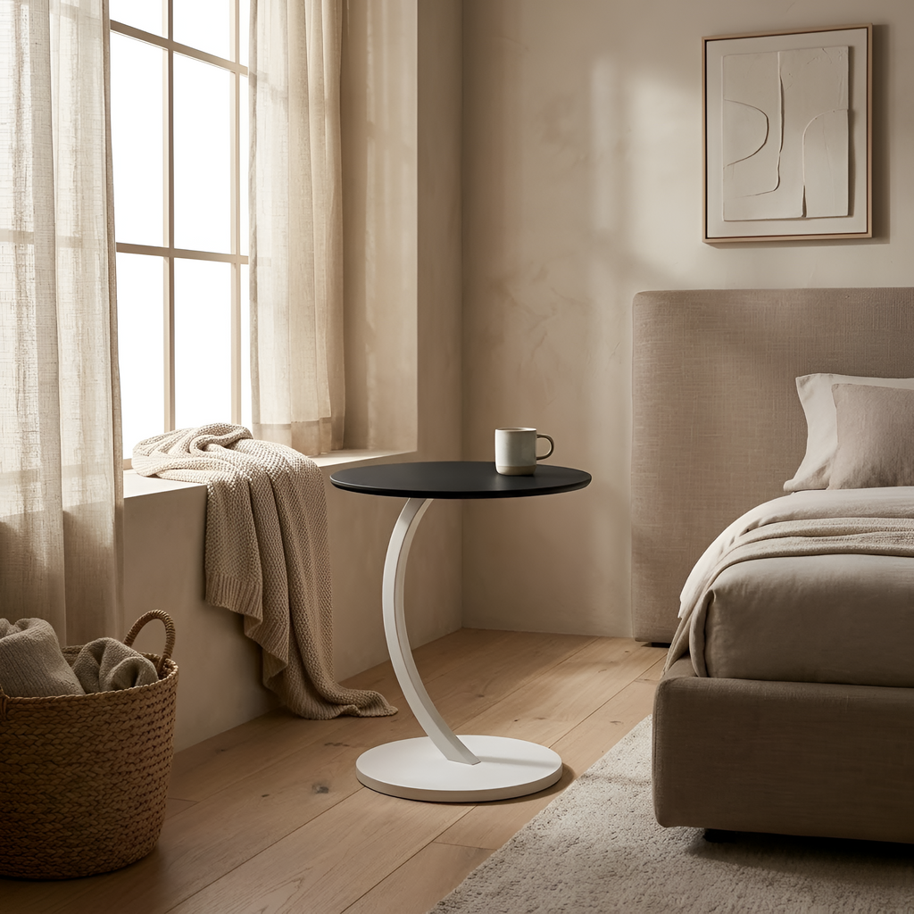 Levi - Tavolino nordico compatto per il soggiorno e la camera da letto