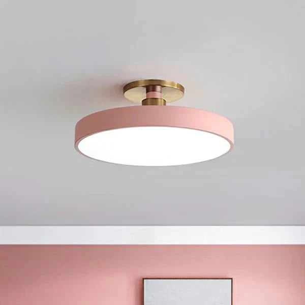 Lampada da soffitto LED rotonda in stile nordico