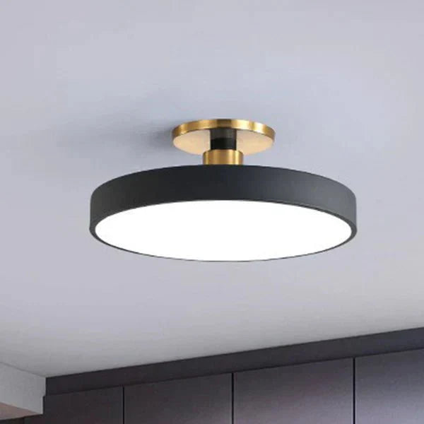 Lampada da soffitto LED rotonda in stile nordico