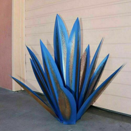 Agave Eterna – Scultura da Giardino in Metallo Artigianale Resistente alla Ruggine per Decorazioni Indoor e Outdoor