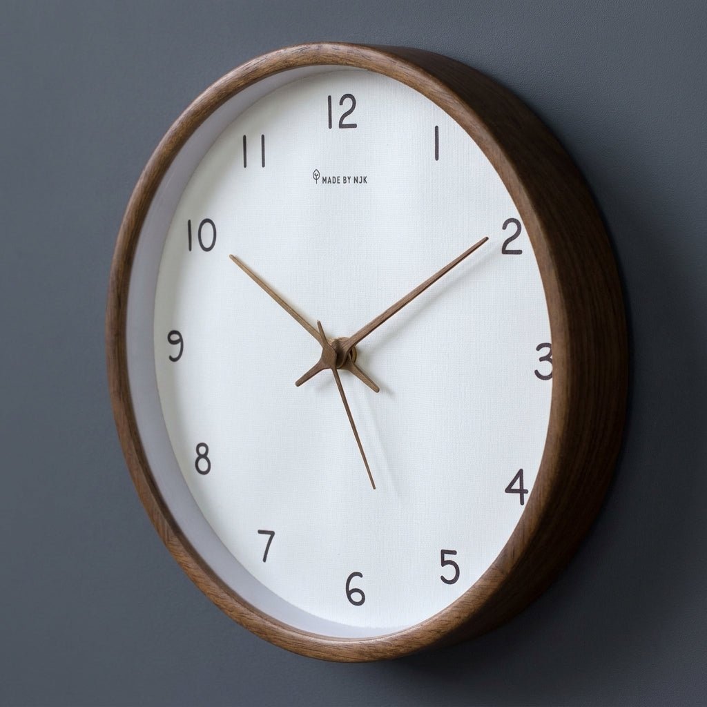 Samuel – Orologio da Parete Analogico in Legno Massello