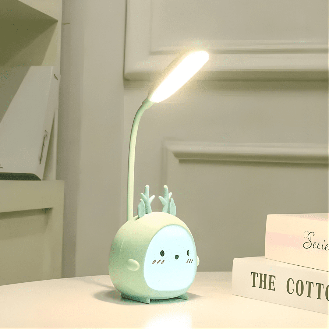 Lampada da lettura LED morbida con collo flessibile e porta USB